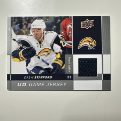 2009-10 Upper Deck UD Game Jersey #GJ-ST Drew Stafford Buffalo Sabres